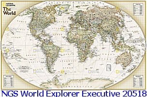 National Geographic World Explorer Executive. Features the Winkel